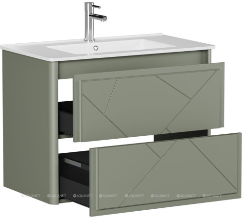 Тумба Allen Brau PARIS 80 см олива матовый 1.360001.CGM