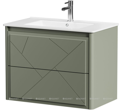 Тумба Allen Brau PARIS 80 см олива матовый 1.360001.CGM