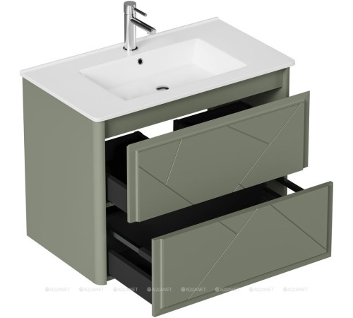 Тумба Allen Brau PARIS 80 см олива матовый 1.360001.CGM