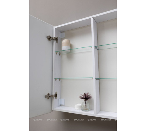 Зеркальный шкаф Aquanet Оптима (Optima) 100х80 LED 00341427