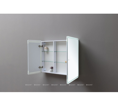 Зеркальный шкаф Aquanet Оптима (Optima) 100х80 LED 00341427
