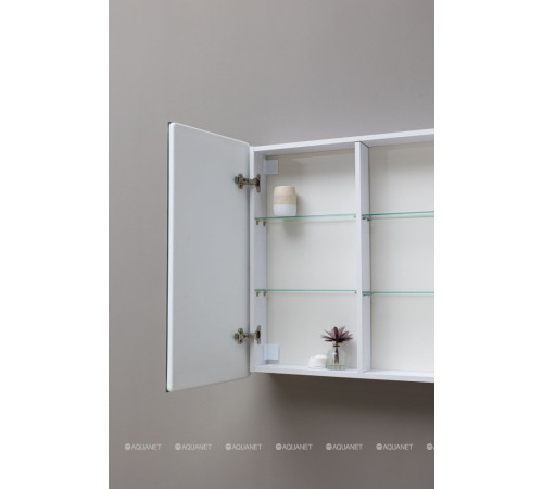 Зеркальный шкаф Aquanet Оптима (Optima) 100х80 LED 00341427