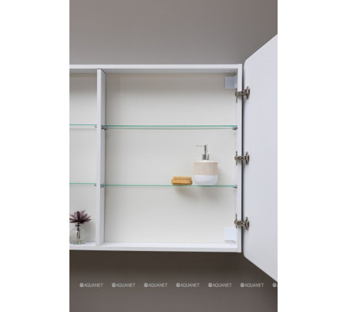 Зеркальный шкаф Aquanet Оптима (Optima) 100х80 LED 00341427