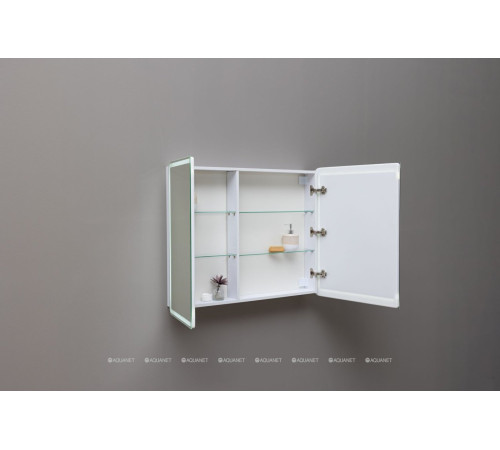 Зеркальный шкаф Aquanet Оптима (Optima) 100х80 LED 00341427
