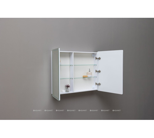 Зеркальный шкаф Aquanet Оптима (Optima) 100х80 LED 00341427