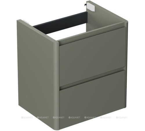 Тумба под раковину Allen Brau Gravity 60 2 ящика олива матовый 1.370008.CGM