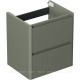 Тумба под раковину Allen Brau Gravity 60 2 ящика олива матовый 1.370008.CGM