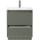 Тумба под раковину Allen Brau Gravity 60 2 ящика олива матовый 1.370008.CGM