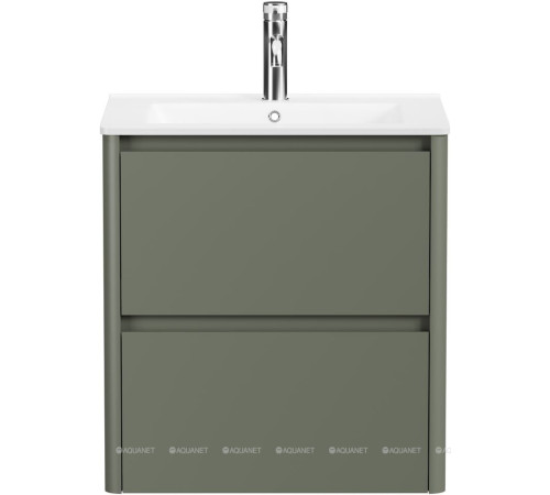 Тумба под раковину Allen Brau Gravity 60 2 ящика олива матовый 1.370008.CGM