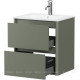 Тумба под раковину Allen Brau Gravity 60 2 ящика олива матовый 1.370008.CGM