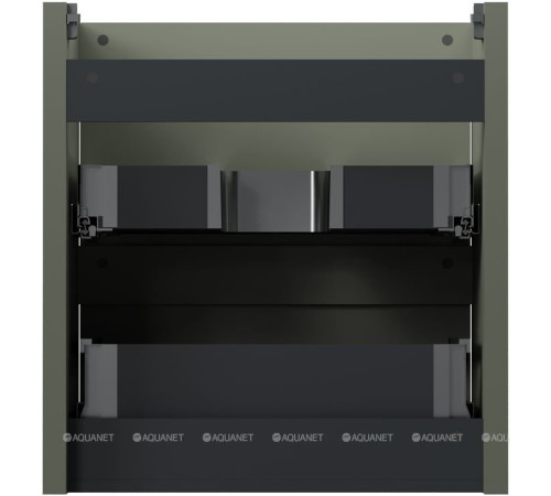 Тумба под раковину Allen Brau Gravity 60 2 ящика олива матовый 1.370008.CGM