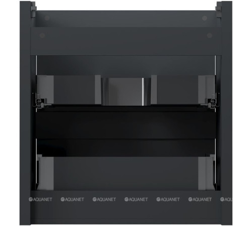 Тумба под раковину Allen Brau Gravity 60 2 ящика антрацит матовый 1.370008.AM