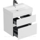 Тумба под раковину Allen Brau INFINITY 60 см 2 ящика белый матовый 1.210024.WM