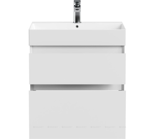 Тумба под раковину Allen Brau INFINITY 60 см 2 ящика белый матовый 1.210024.WM