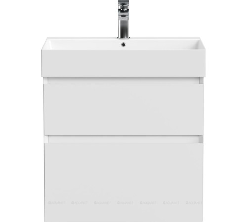 Тумба под раковину Allen Brau INFINITY 60 см 2 ящика белый матовый 1.210024.WM