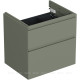Тумба под раковину Allen Brau INFINITY 60 см 2 ящика олива матовый 1.210024.CGM