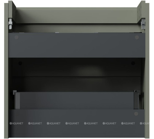 Тумба под раковину Allen Brau INFINITY 60 см 2 ящика олива матовый 1.210024.CGM