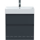 Тумба под раковину Allen Brau INFINITY 60 см 2 ящика антрацит матовый 1.210024.AM