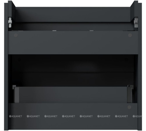 Тумба под раковину Allen Brau INFINITY 60 см 2 ящика антрацит матовый 1.210024.AM