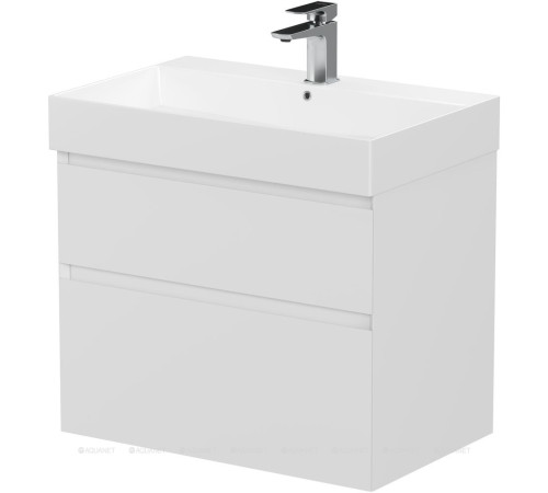 Тумба под раковину Allen Brau INFINITY 70 см 2 ящика белый матовый 1.210025.WM