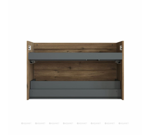 Тумба под раковину Aquanet Nova Lite 2.0 90 L 2 ящика дуб рустикальный 00346318