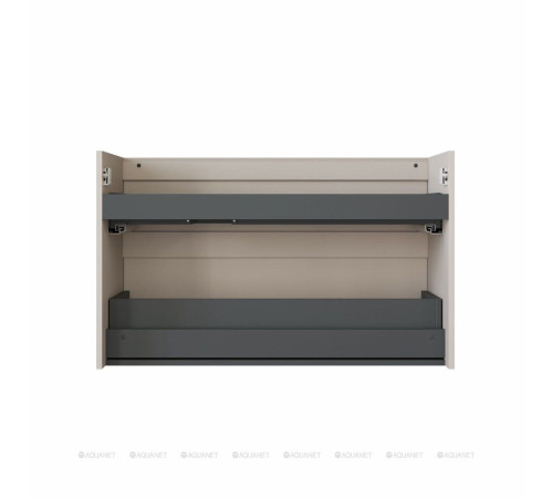 Тумба с раковиной Aquanet Nova Lite 2.0 90 R 2 ящика бежевый 00365926