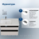 Тумба с раковиной Aquanet Nova Lite 2.0 90 L 2 ящика бежевый 00365921