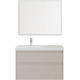 Тумба с раковиной Aquanet Nova Lite 2.0 90 L 2 ящика бежевый 00365921