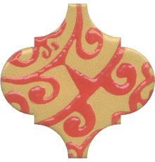 Декор Kerama Marazzi Арабески Майолика орнамент 6.5х6.5 см OS/A39/65000