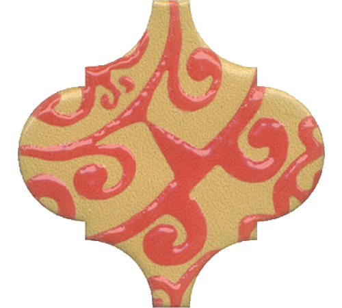 Декор Kerama Marazzi Арабески Майолика орнамент 6.5х6.5 см OS/A39/65000