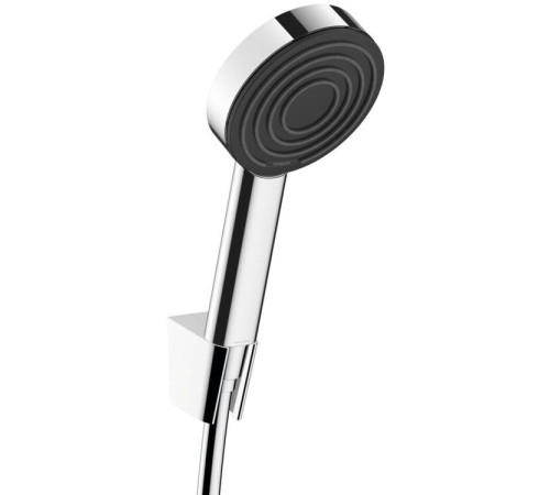 Душевой набор Hansgrohe Pulsify S 105 1jet с держателем и шлангом 125 см хром 24301000