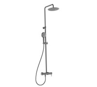 Душевая система со смесителем AQUAMET Ø250 мм излив металл AQM8011GM