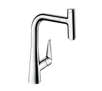 Смеситель для кухни Hansgrohe Talis Select M51 220 выдвижной излив хром 72822000