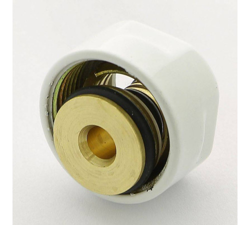 Соединитель для металлопластиковой трубы Carlo Poletti 16.2х2.6 мм белый A58513E