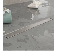 Трап душевой Plumberia Selection PS LINEAR 6x80 мм комбинированный затвор нержавеющая сталь PSL80MT