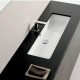 Раковина Artceram Gea 90х33 см без отв. белый GEL002 01 00