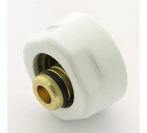 Соединитель для металлопластиковой трубы Carlo Poletti 16.2х2.6 мм белый A58513E