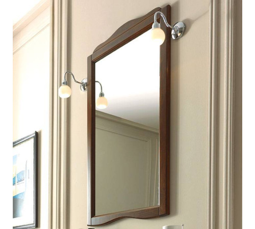 Зеркало в деревянной раме Kerasan Retro 63х116 см орех 731340