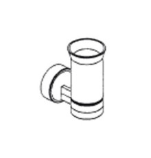 Держатель со стаканом Ideal Standard Premio стекло/хром A5303AA