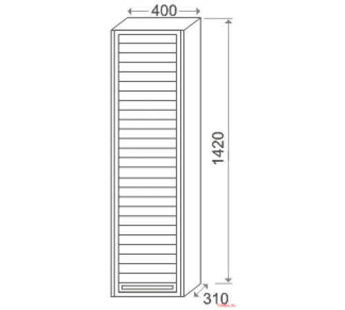 Зеркальный шкаф Keuco Royal L1 18001740000