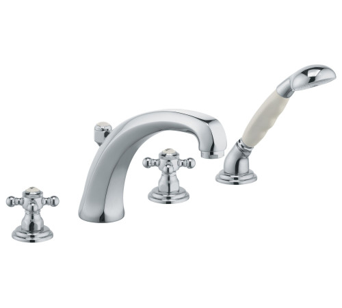 Смеситель на борт ванны Kludi 1926 на 4 отверстия комплект 515240520