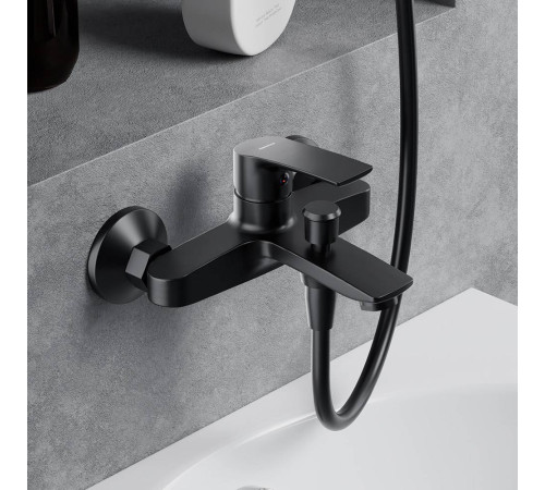 Смеситель для ванны и душа AM.PM Eclipse однорычажный черный 481000300