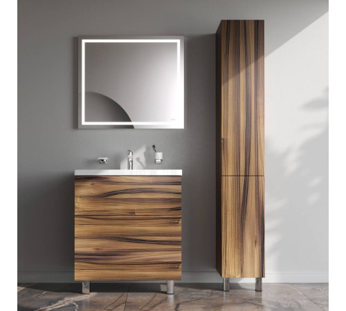 Тумба под раковину напольная AM.PM Gem 75 см 2 ящика орех M90FSX0752HF