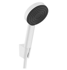 Душевой набор Hansgrohe Pulsify S 105 1jet с держателем и шлангом 125 см матовый белый 24301700