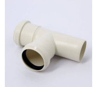 Тройник канализационный Sinikon Comfort 50x50 мм 87° 508017.K