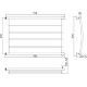 Полотенцесушитель водяной Стилье Минор 0602 99.3x65.8 см 00602-6010
