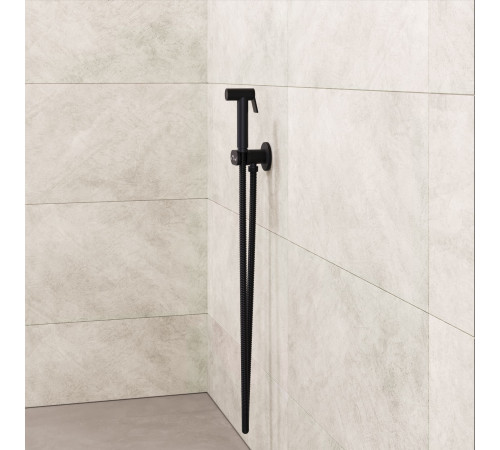 Гигиенический душ со смесителем RGW SP-210B черный 581408210-04