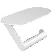 Держатель туалетной бумаги Hansgrohe WallStoris с полкой белый матовый 27928700