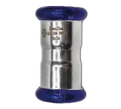 Муфта равнопроходная Sanha NiroSan 35 мм нержавеющая сталь SS52208