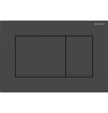 Клавиша смыва Geberit Sigma30 для двойного смыва квадратная черный матовый 115.883.16.1
